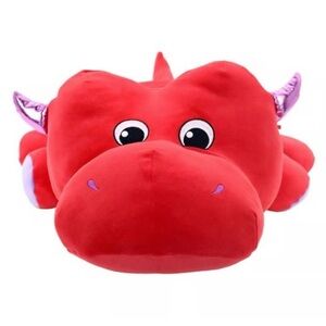 Valentine's Day Floppy Dinosaur/Dragon Red/Purple 28”